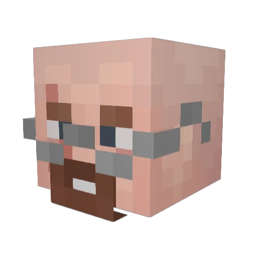 xXZey_Esad_NepXx Minecraft avatar head, 3D render