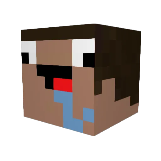 xX_Blattman_Xx Minecraft avatar head, 3D render