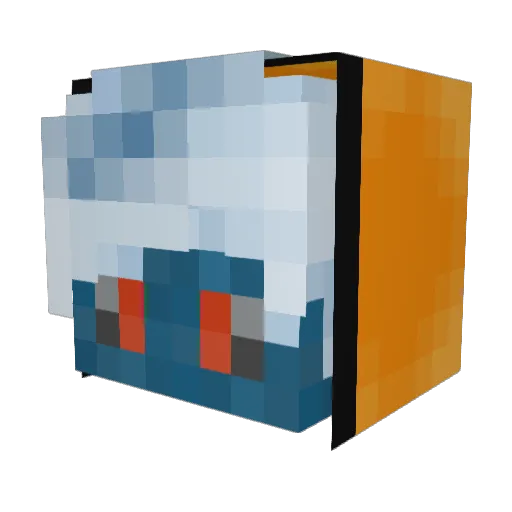 xX_CreeperBoi_Xx Minecraft avatar head, 3D render