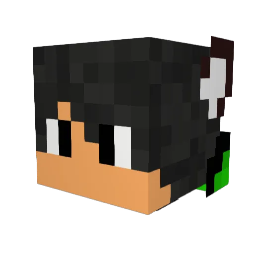 xX_DarkSoul_Xx Minecraft avatar head, 3D render