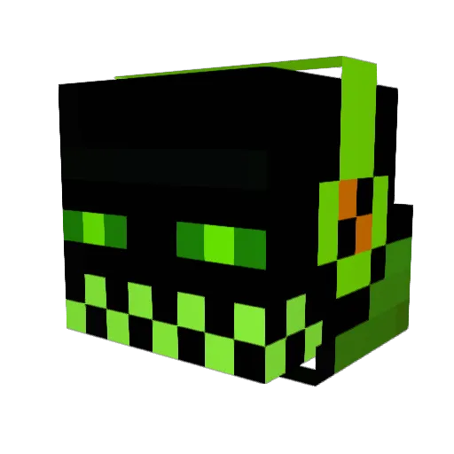 xX_ENDERBOYXx Minecraft avatar head, 3D render