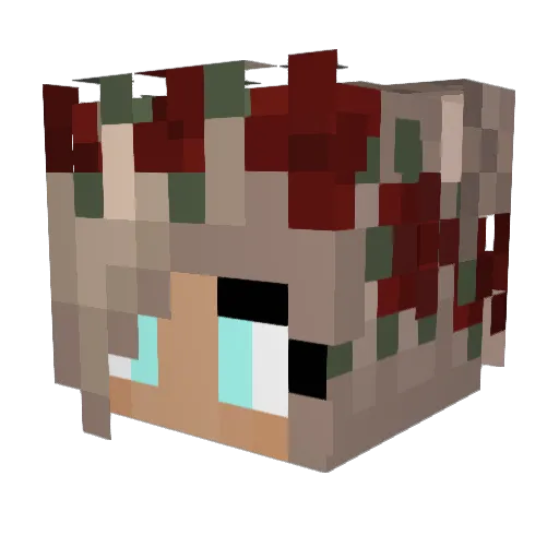 xX_Eloise_Xx Minecraft avatar head, 3D render