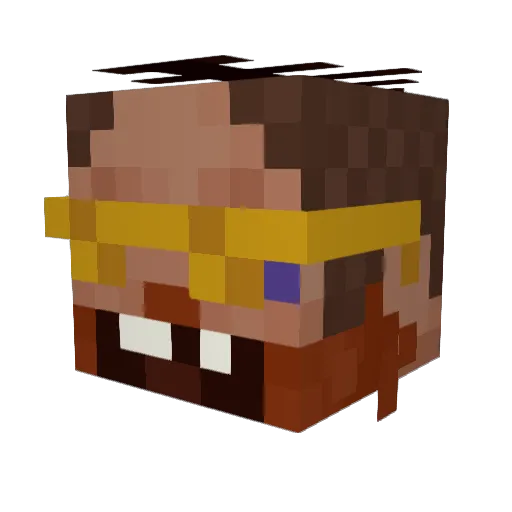 xX_Employment_Xx Minecraft avatar head, 3D render