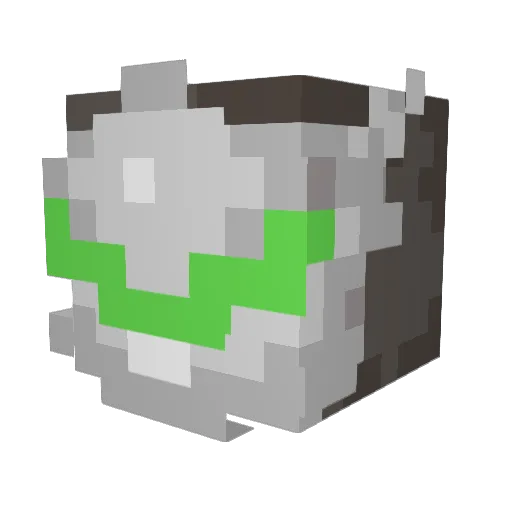 xX_False_Xx Minecraft avatar head, 3D render