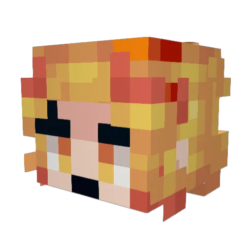 xX_Foox_Xx Minecraft avatar head, 3D render