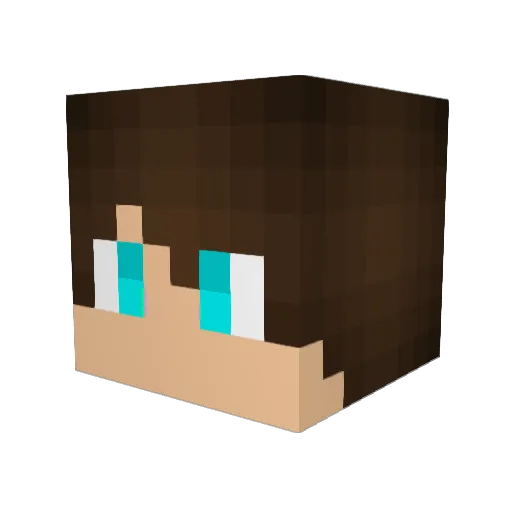 xX_JANKO_Xx Minecraft avatar head, 3D render
