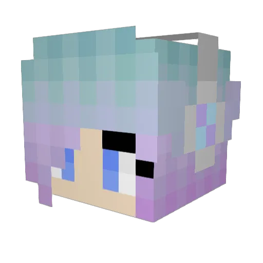 xX_Night_Fall_Xx Minecraft avatar head, 3D render