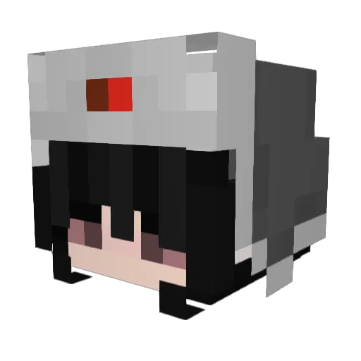 xX_NoVa_Xx_m1aaa Minecraft avatar head, 3D render