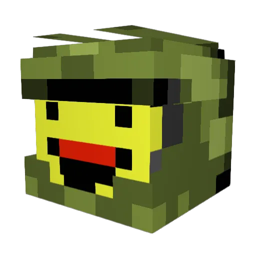 xX_PizzaRolls_Xx Minecraft avatar head, 3D render