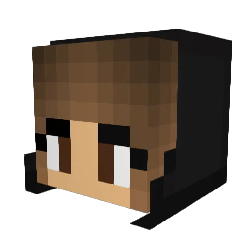 xX_Princesa_Xx Minecraft avatar head, 3D render