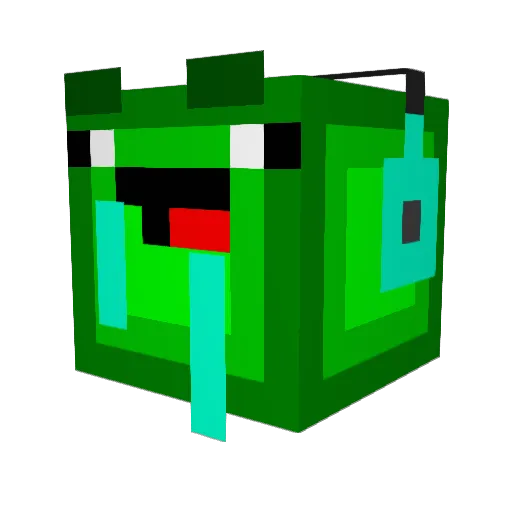 xX_Pure_Rage_Xx Minecraft avatar head, 3D render