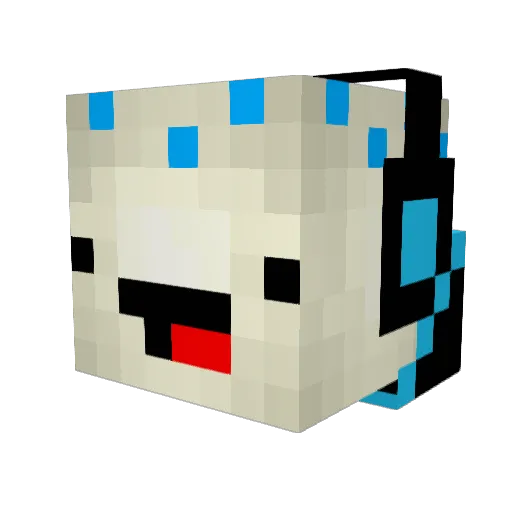 xX_Recreator_Xx Minecraft avatar head, 3D render