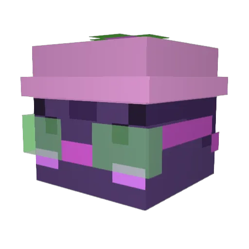 xX_Renee_Xx Minecraft avatar head, 3D render