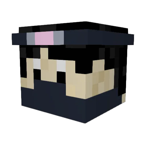 xX_Rin_Xx7 Minecraft avatar head, 3D render