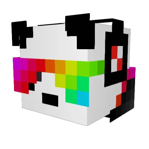 xX_VanilleEis_Xx Minecraft avatar head, 3D render