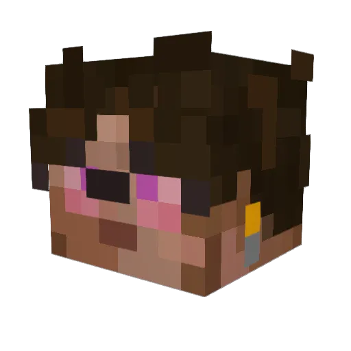 xX_Vore_Xx Minecraft avatar head, 3D render