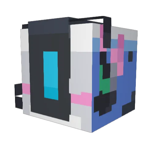 xX_WafUwU_Xx Minecraft avatar head, 3D render