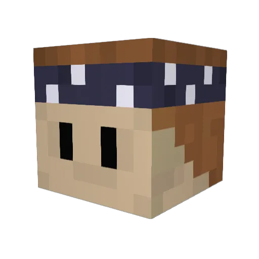 xX_Wallner_Xx Minecraft avatar head, 3D render