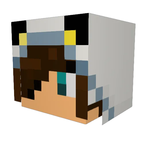 xX_YAMAIMO_Xx Minecraft avatar head, 3D render