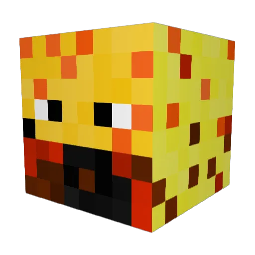 xX_andrewfriv_Xx Minecraft avatar head, 3D render