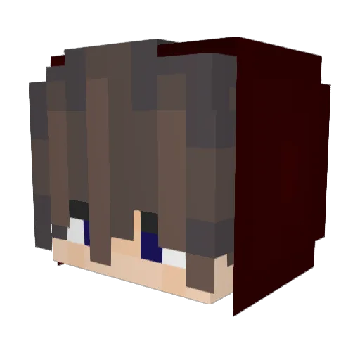 xX_crazer_Xx Minecraft avatar head, 3D render