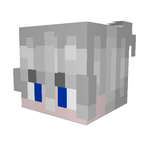 xX_dragonkhan_Xx Minecraft avatar head, 3D render