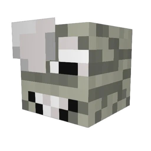 xX_iatemydad_Xx Minecraft avatar head, 3D render