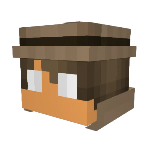 xX_ssm_Xx Minecraft avatar head, 3D render