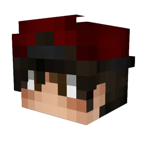 xX_warfox_Xx Minecraft avatar head, 3D render