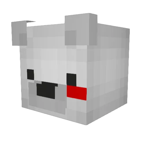 xXalesamuXx Minecraft avatar head, 3D render