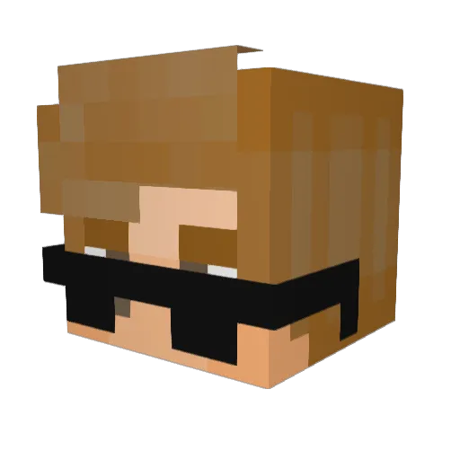 xXbatman276Xx Minecraft avatar head, 3D render