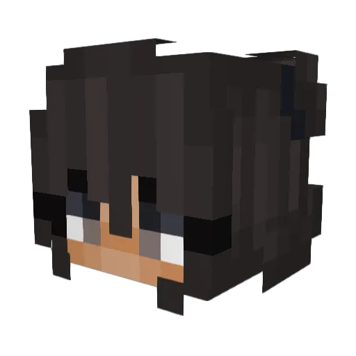 xXcarmynXx Minecraft avatar head, 3D render