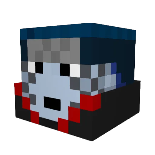 xXcoldskillsXx Minecraft avatar head, 3D render