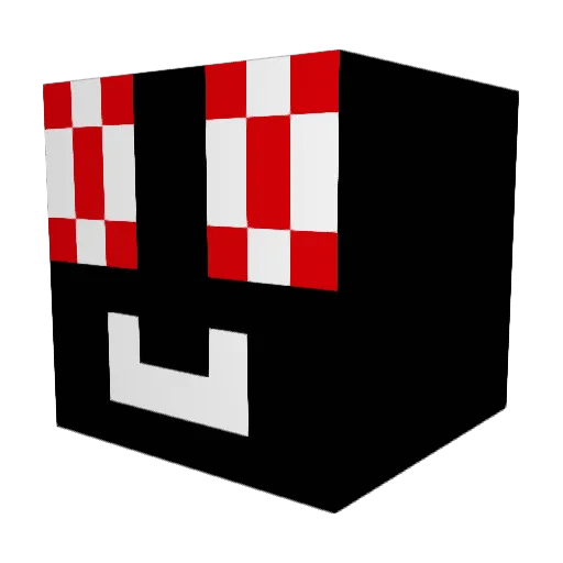xXdeekXx Minecraft avatar head, 3D render