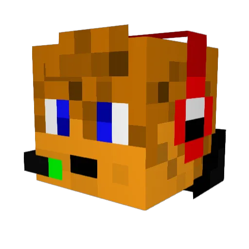 xXemprorXx Minecraft avatar head, 3D render