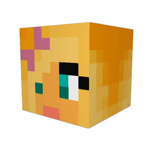 xXewokkittehXx Minecraft avatar head, 3D render