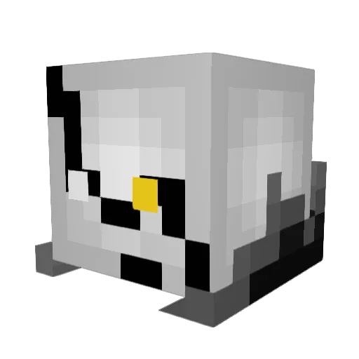 xXfoxyX Minecraft avatar head, 3D render