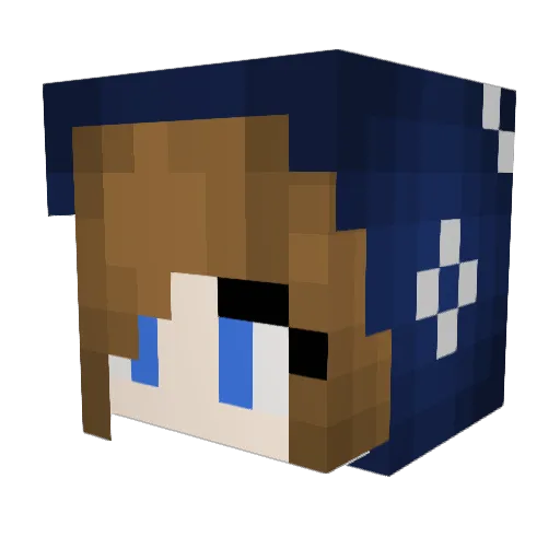 xXhosternokkuXx Minecraft avatar head, 3D render