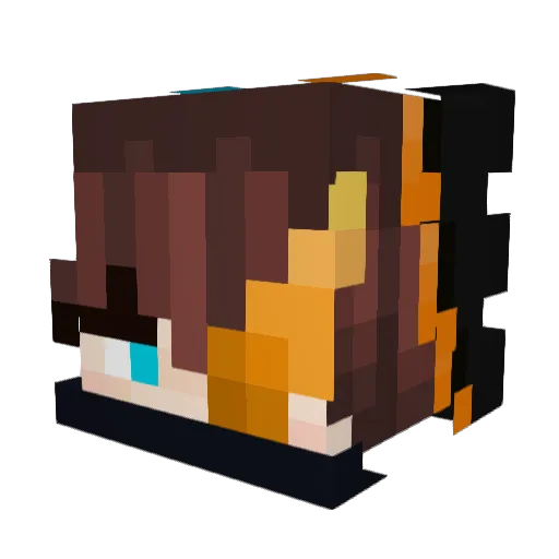 xXiClap4Y0uXx Minecraft avatar head, 3D render