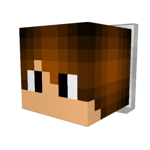 xXiTzCrazyXx Minecraft avatar head, 3D render