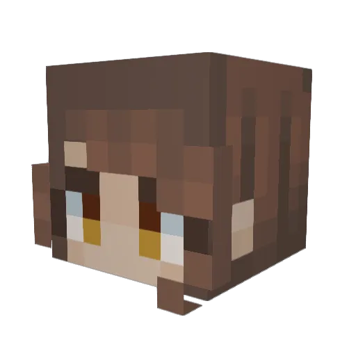 xXisikjsXx Minecraft avatar head, 3D render