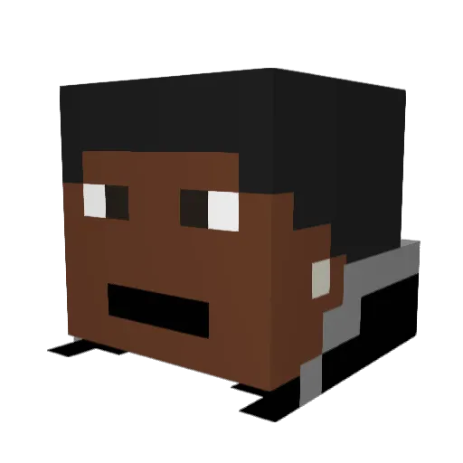 xXizzygamesXx Minecraft avatar head, 3D render