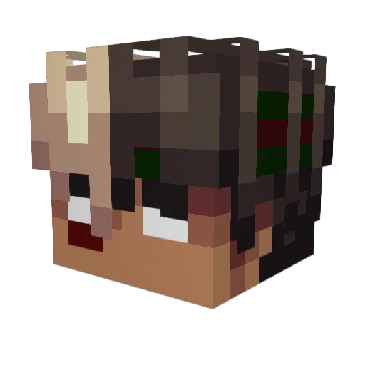 xXjahsehXx Minecraft avatar head, 3D render