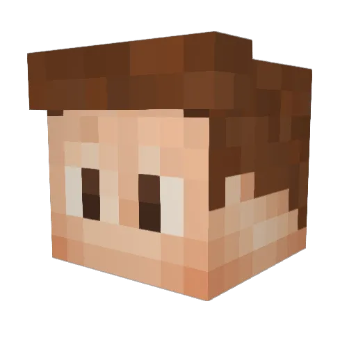 xXkIngtIm Minecraft avatar head, 3D render