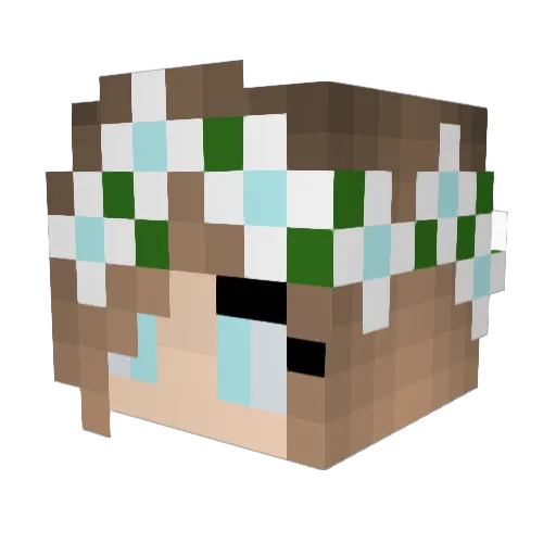 xXlicaXx Minecraft avatar head, 3D render
