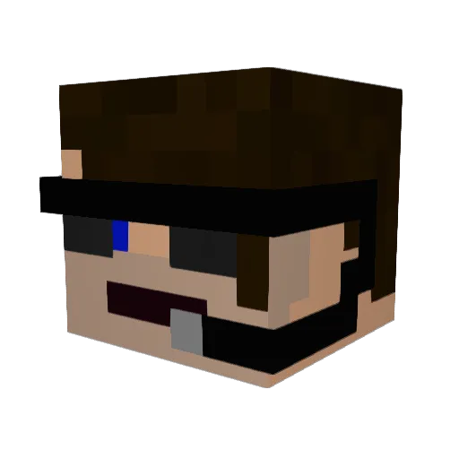 xXmarsherXx Minecraft avatar head, 3D render