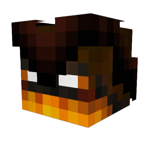 xXmonster31 Minecraft avatar head, 3D render