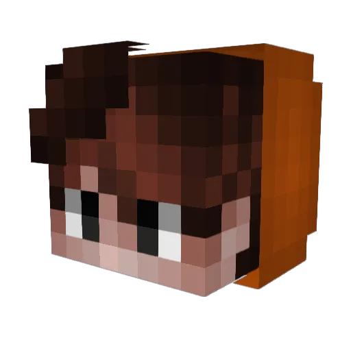 xXonisImperator Minecraft avatar head, 3D render