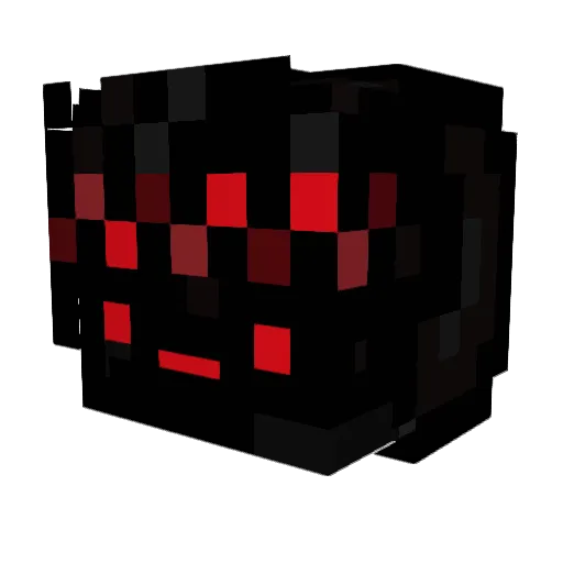 xXpan43toXD Minecraft avatar head, 3D render