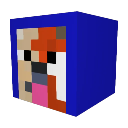 xXpatryk333 Minecraft avatar head, 3D render